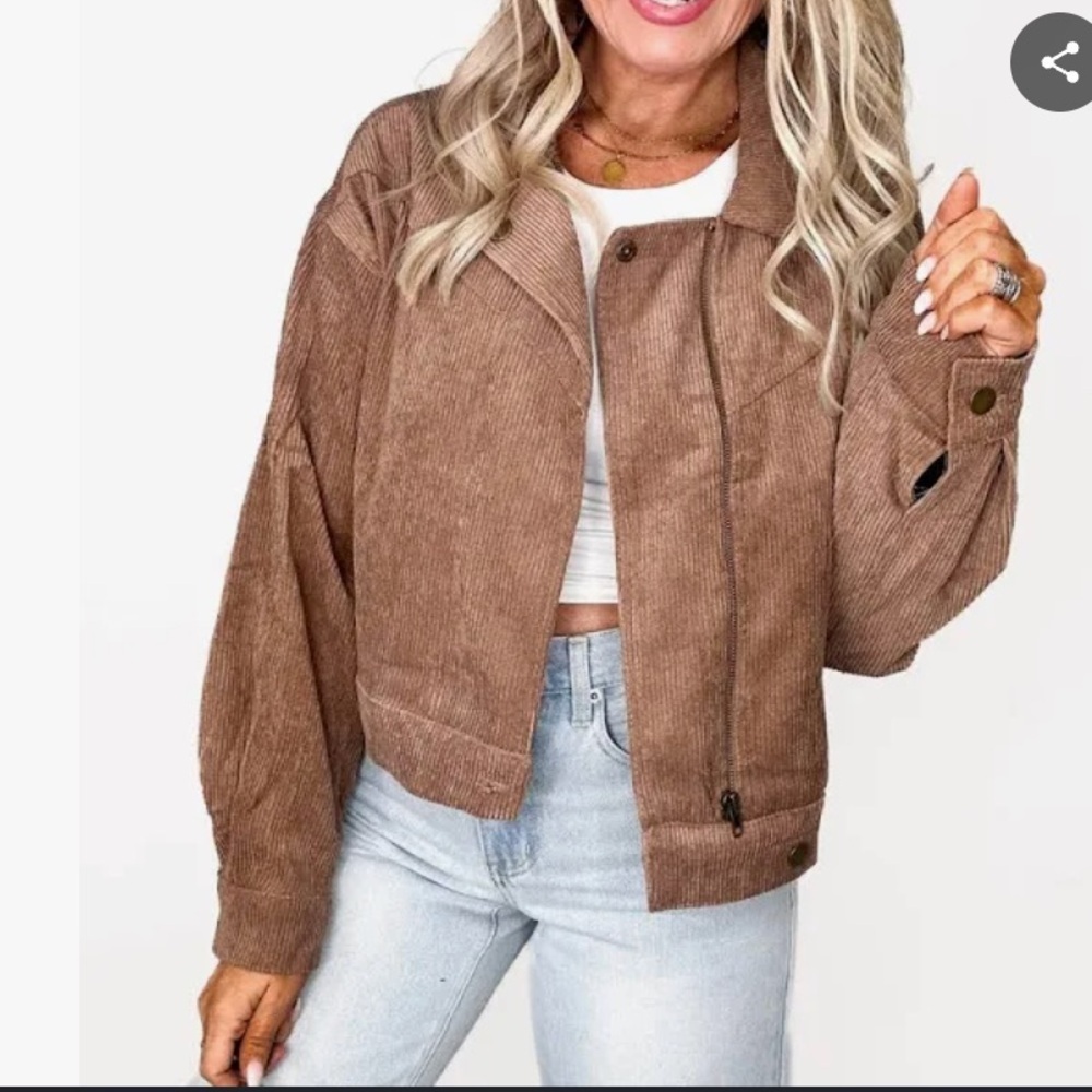 Mine Tan Corduroy Utility Jacket